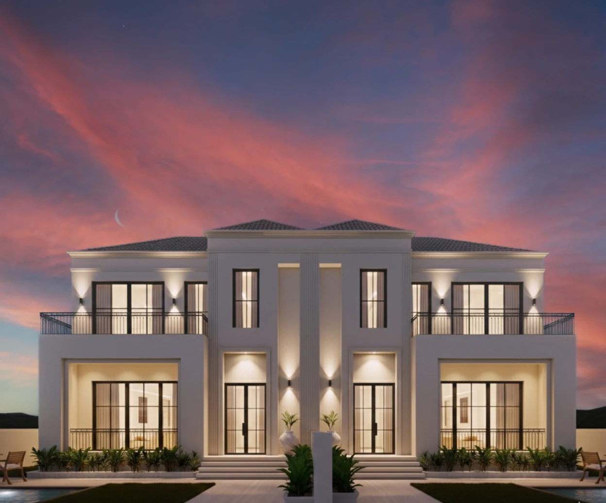 Acqua Front villa design, Garden of Eden