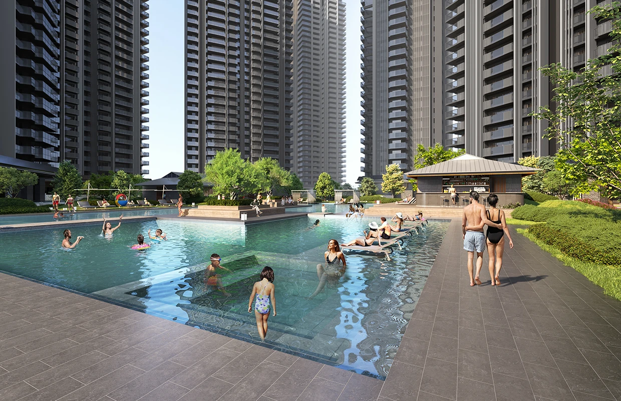 Krisumi Waterside swimming pool